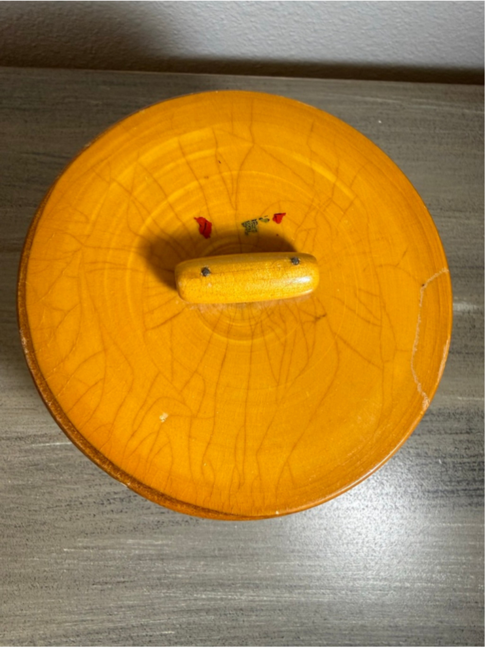 Large vintage handcrafted wooden lidded souvenir trinket box - Picture 6 of 12